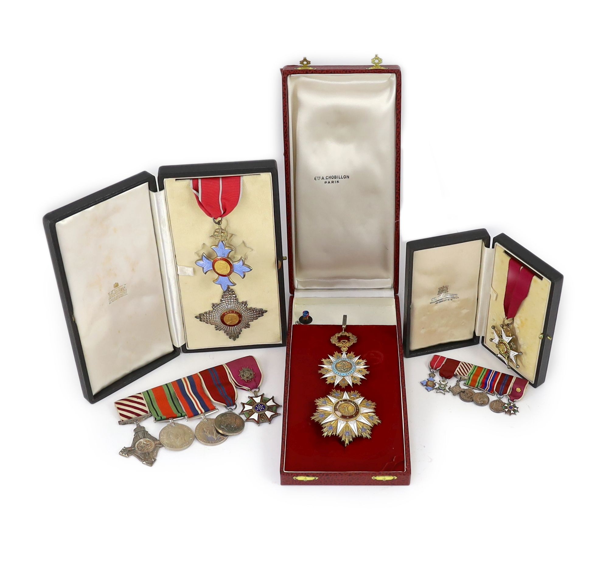 A K.B.E, C.B, A.F.C, WW2 group of seven medals to Air Marshal Sir John Darcy Baker-Carr, RAF, (1906-1998)                                                                                                                   