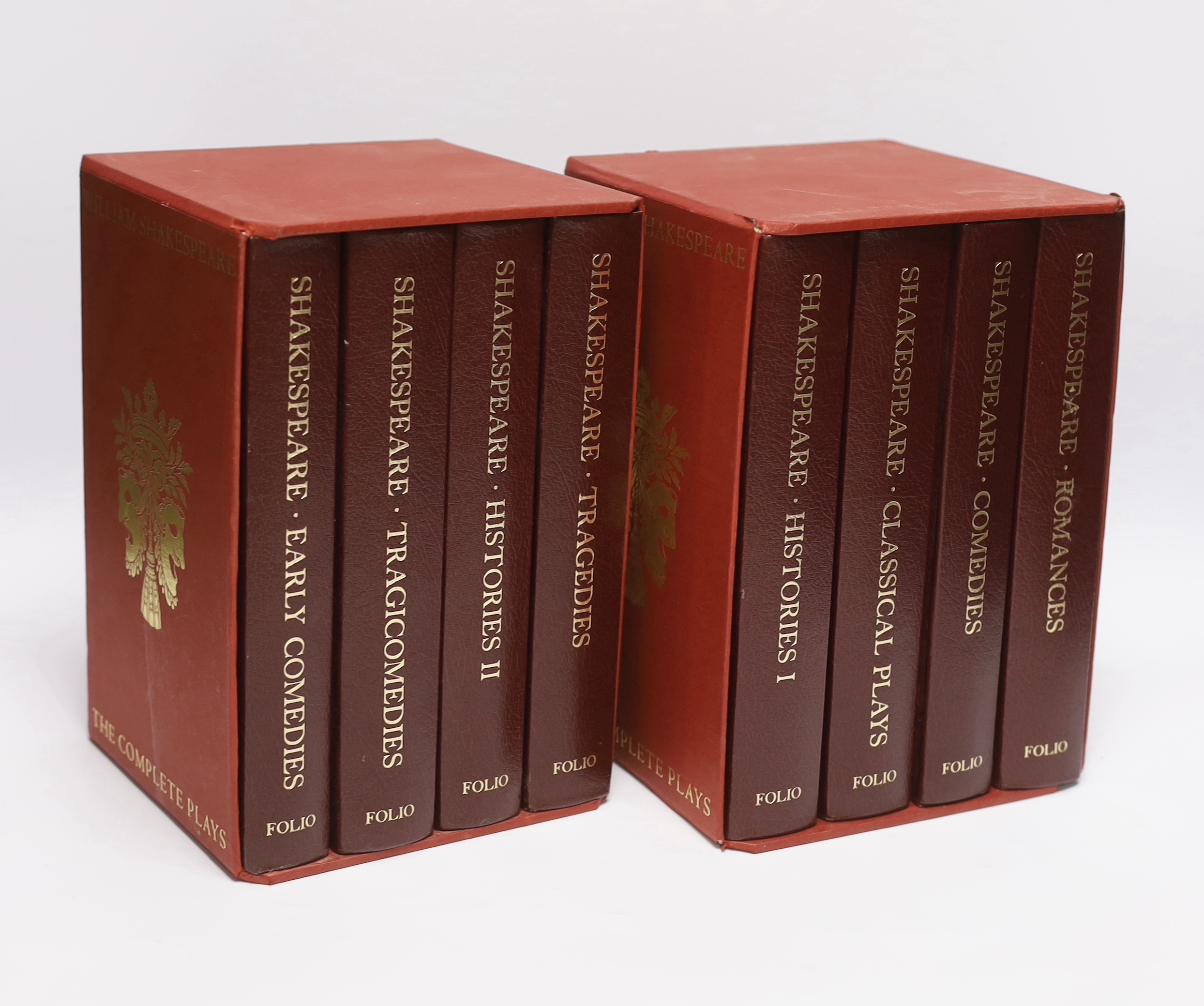 Shakespeare folio society books - cased                                                                                                                                                                                     