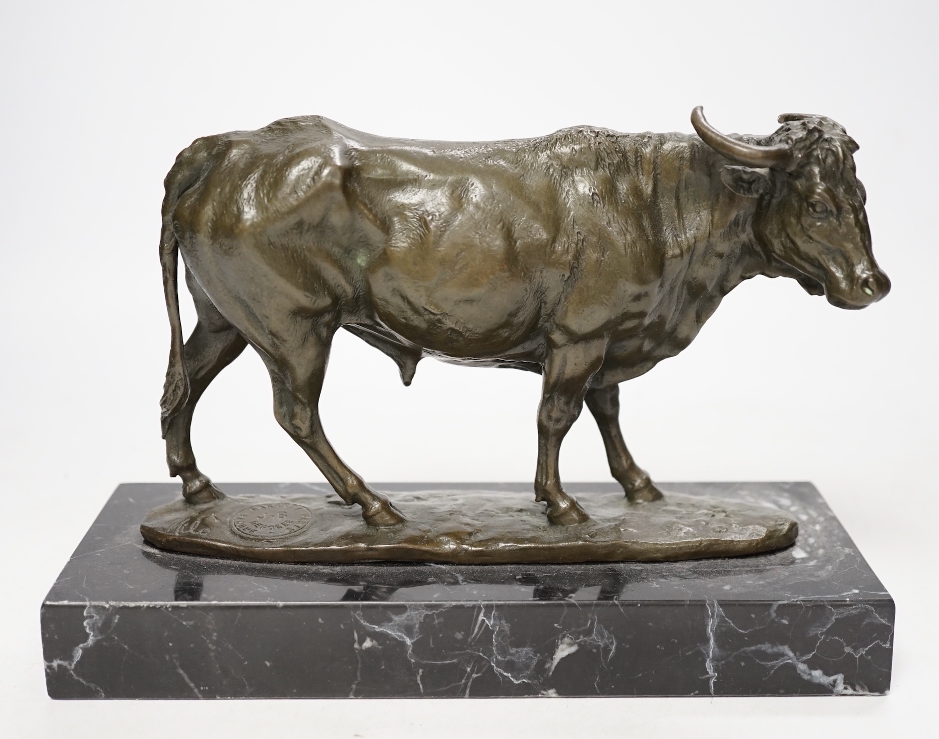 A Milo bronze of a bull, 23cm wide                                                                                                                                                                                          