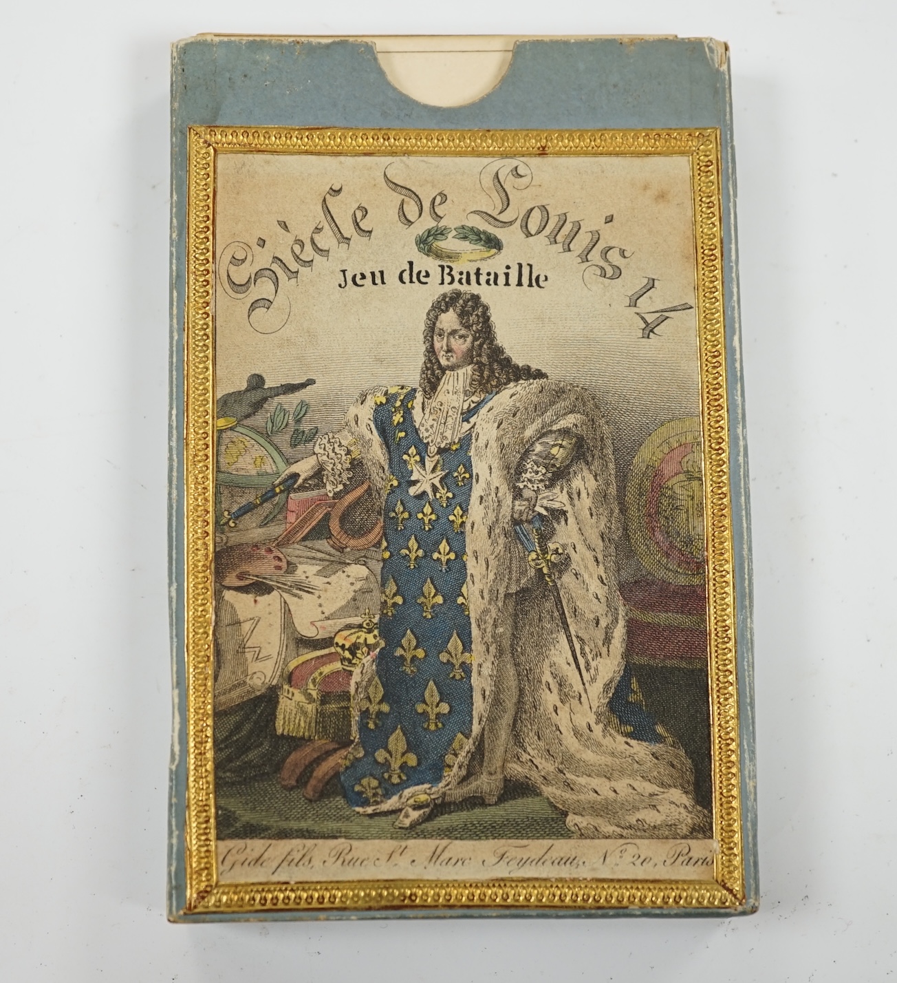 Jeu de Bataille, a set of French playing cards. Condition - poor to fair                                                                                                                                                    