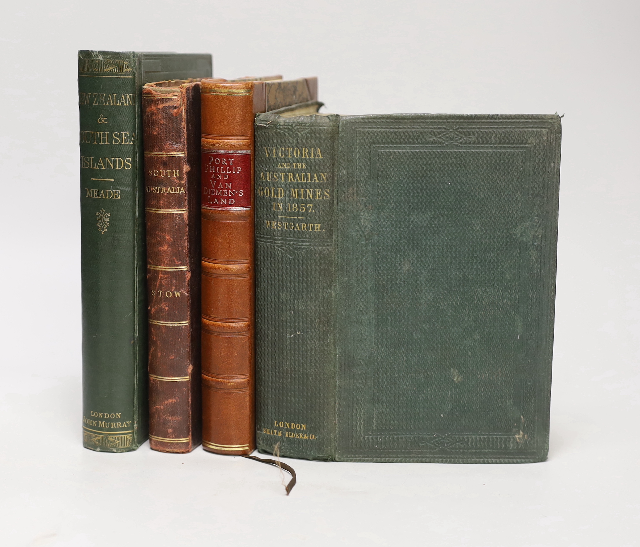 Meade, Lieut. the Hon. Herbert - A Ride through the Disturbed Districts of New Zealand; together with some account of the South Sea Islands. Being sketches from Letters and Journals.... Edited by his brother.            