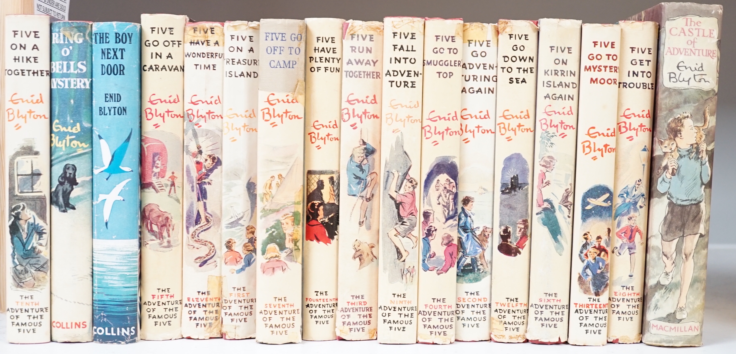 Seventeen Enid Blyton books, 1951-54                                                                                                                                                                                        