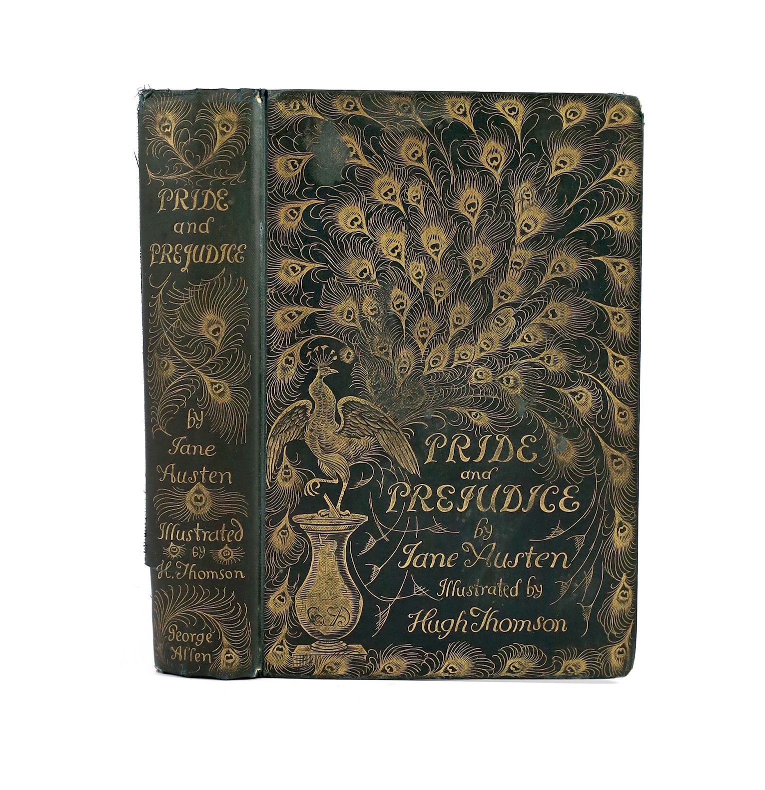 Austen, Jane - Pride and Prejudice, illustrated by Hugh Thomson, the “Peacock edition’’, 8vo, original cloth gilt, George Allen, London, 1894                                                                               