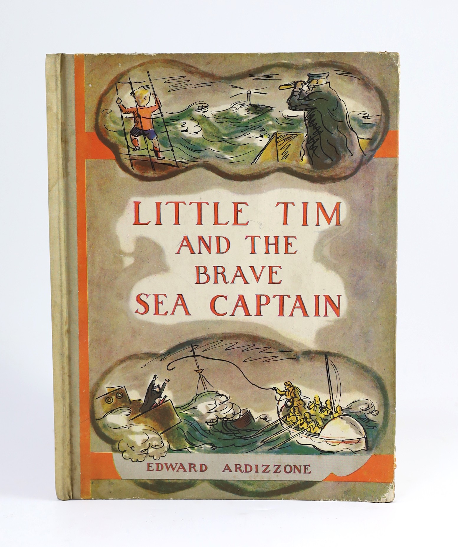 Ardizzone, Edward - Little Tim and the Brave Sea Captain. First Edition. coloured pictorial title and coloured illus. throughout; coloured pictorial boards, 4to. Oxford Univ. Press, 1936                                  