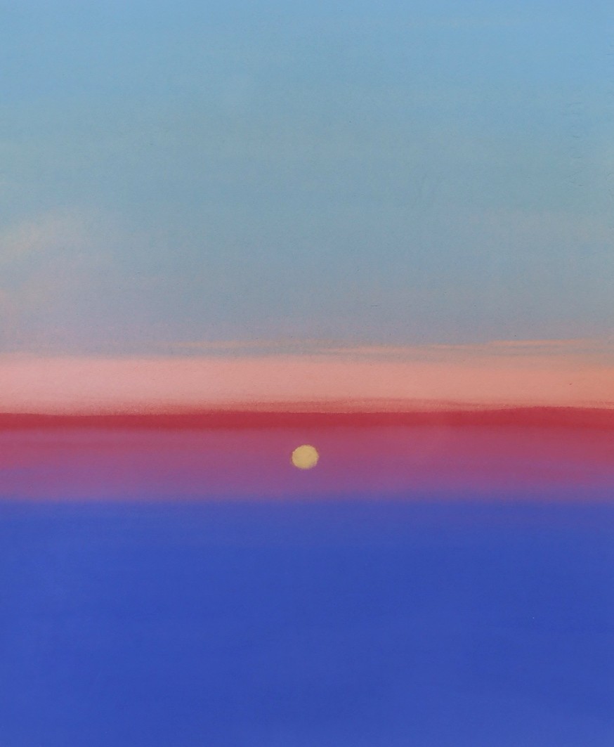 John Miller (British, 1931-2002), 'Sunrise', gouache, 30 x 25cm                                                                                                                                                             