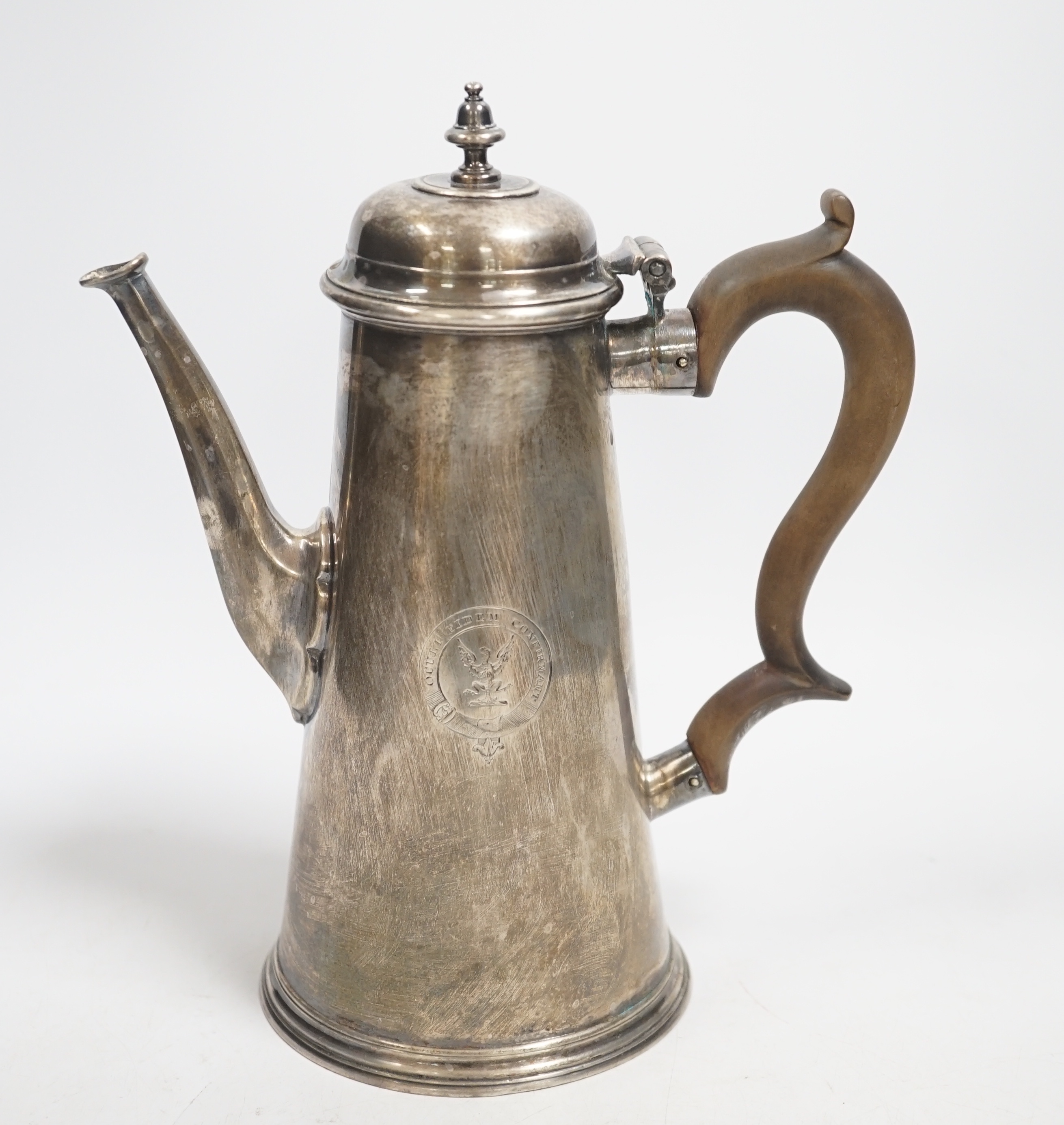 A George III silver chocolate pot, by Robert Lucas                                                                                                                                                                          