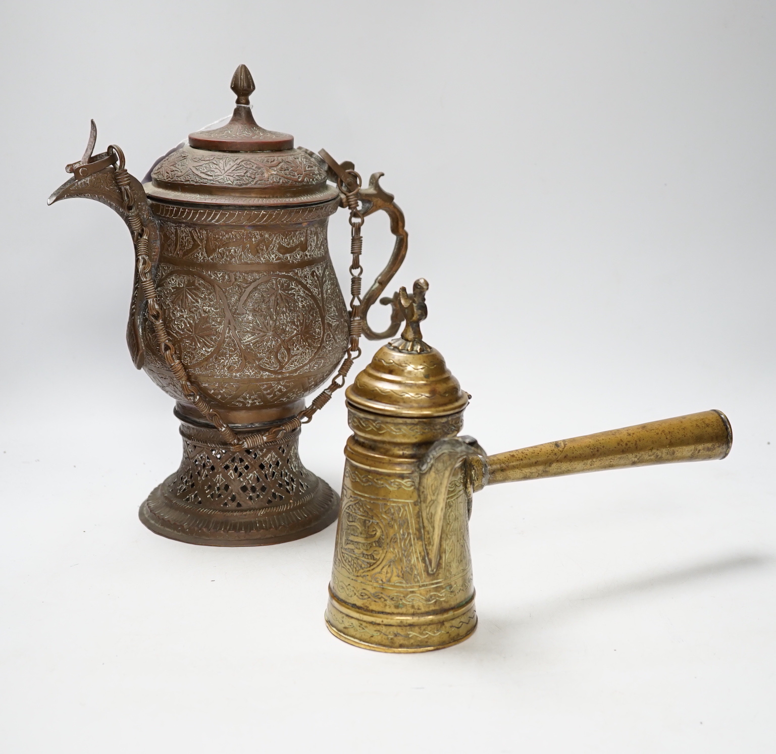 A collection of Tibetan and other Asian metalware (8)                                                                                                                                                                       