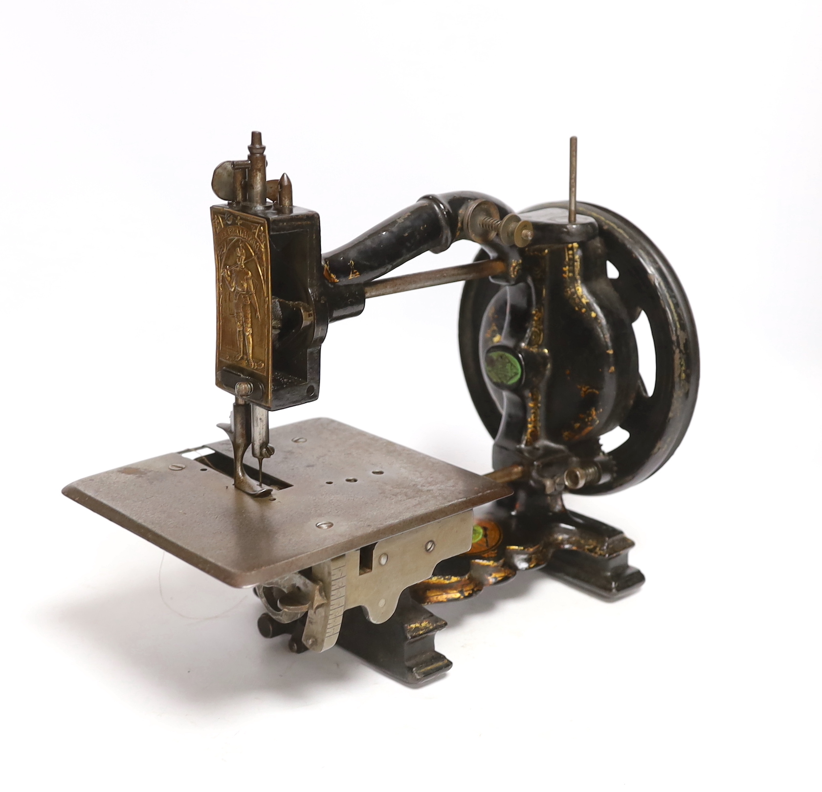 An 1870s Imperial Sewing Machine Co. Challenge model with box                                                                                                                                                               