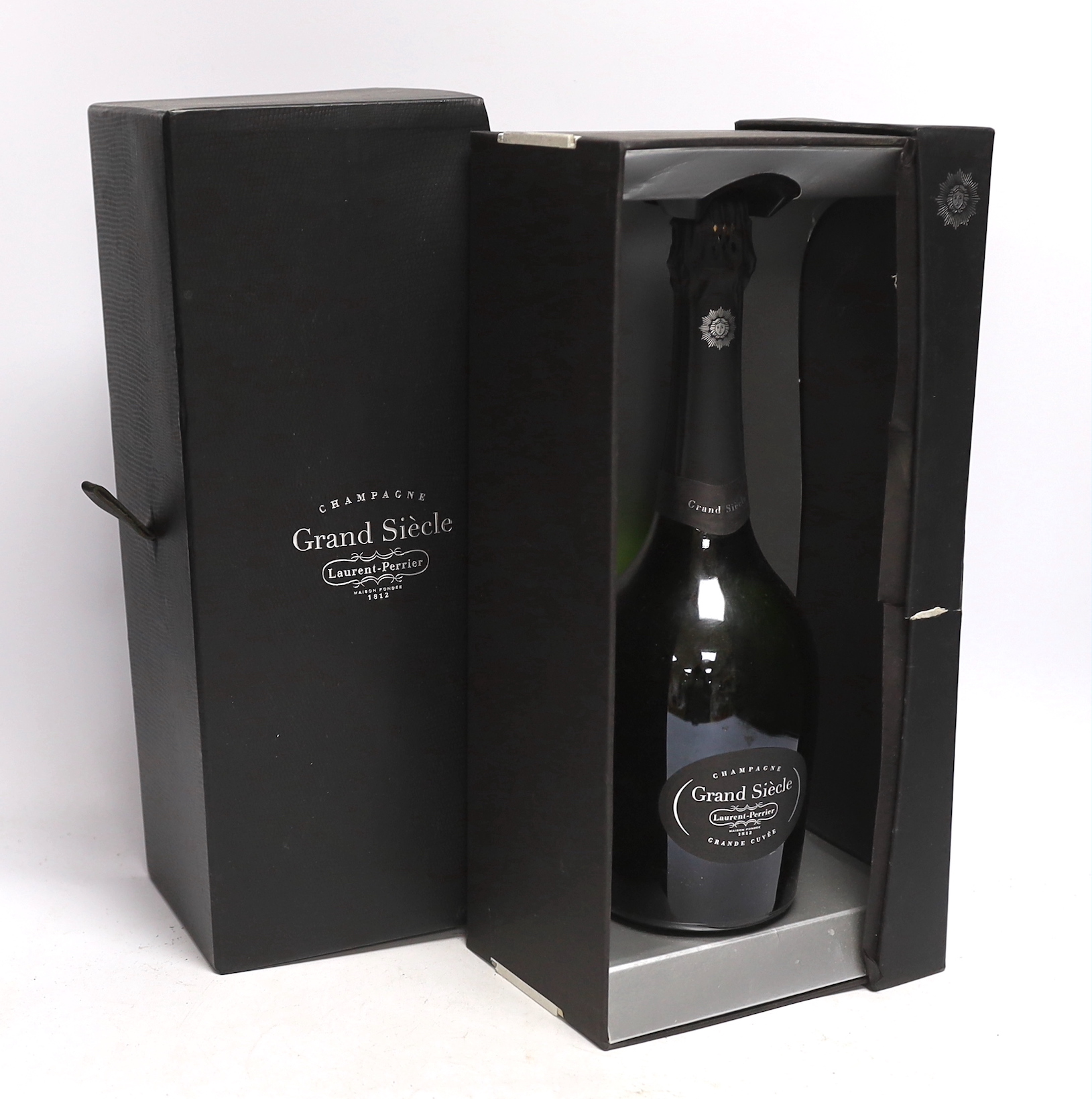 One bottle of Grand Siecle champagne with box                                                                                                                                                                               