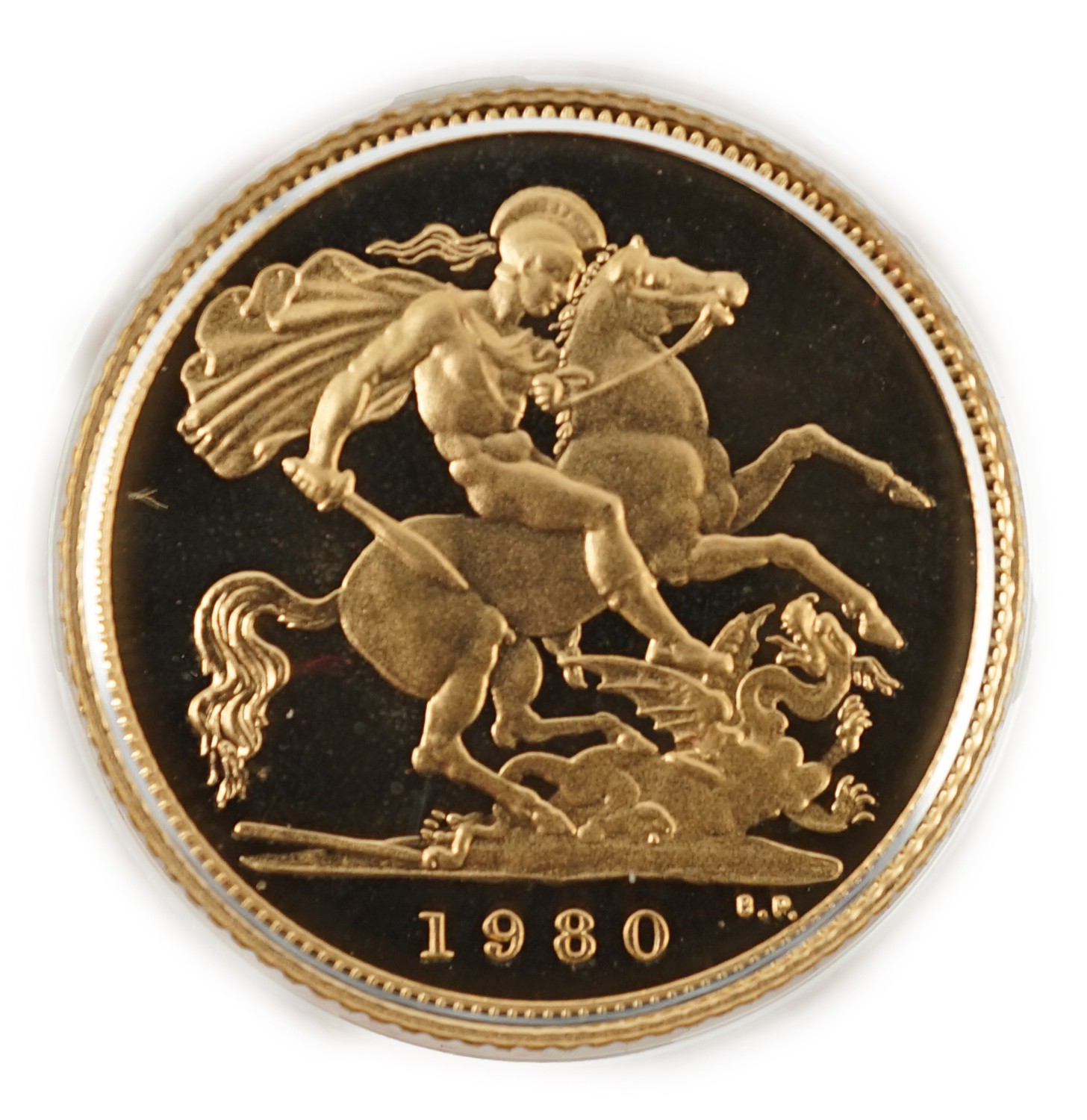 Elizabeth II (1952-2022), Royal Mint Proof Half-Sovereign, 1980, cased                                                                                                                                                      