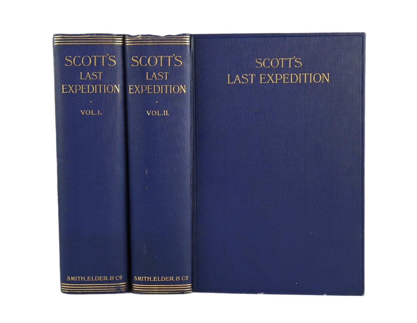 Scott, Robert Falcon - Scott’s Last Expedition, 2 vols, [vol 1: the journal of Captain R.F. Scott; Vol. 2: the reports of the journey’s and the scientific work undertaken by Dr. E.A. Wilson and the surviving members of t