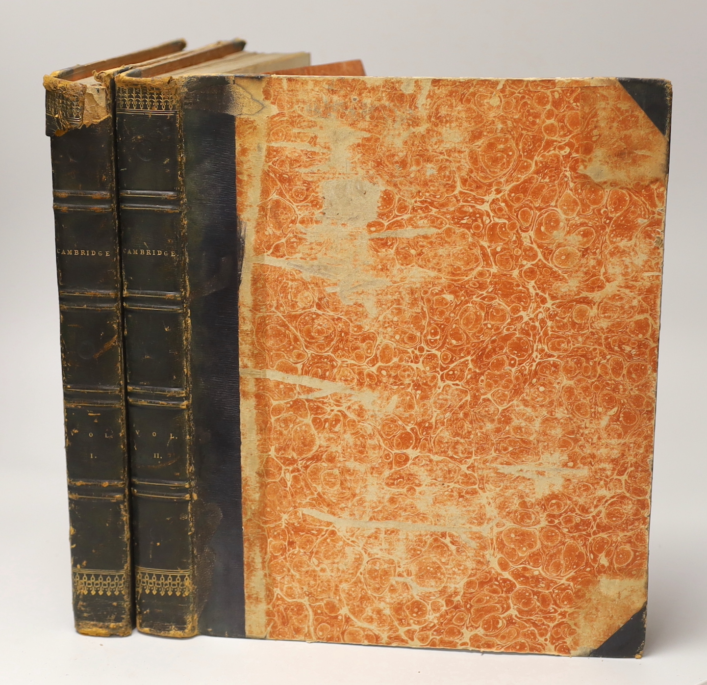 CAMBRIDGE: Ackermann, Rudolf. A History of the University of Cambridge, Its Colleges, Halls, and Public Buildings, first edition, 2 vols., half-titles, 4pp. ‘List of Subscribers’, 6pp. and 8pp. indices to rear, near cont