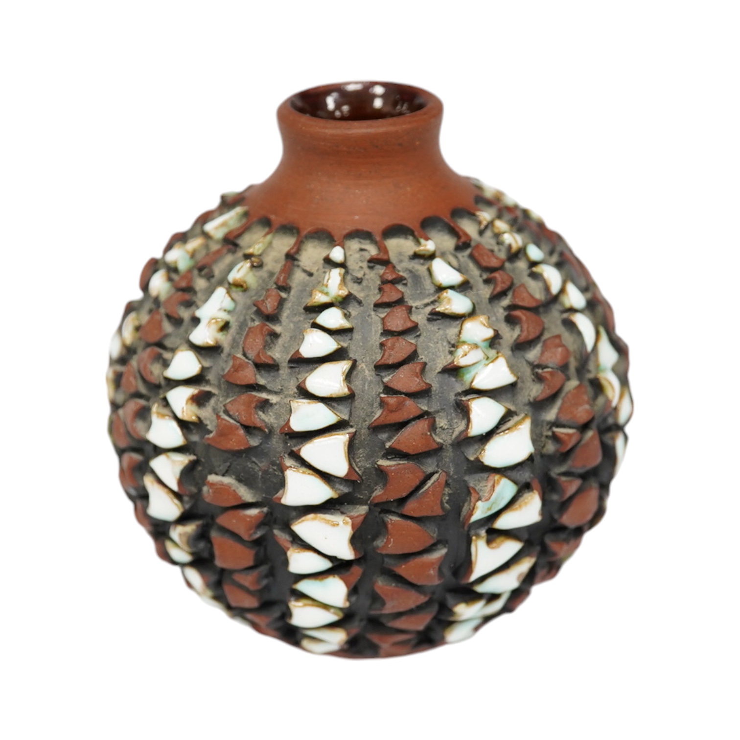 A Poole Atlantis posy vase, 9cm high. Condition - good                                                                                                                                                                      
