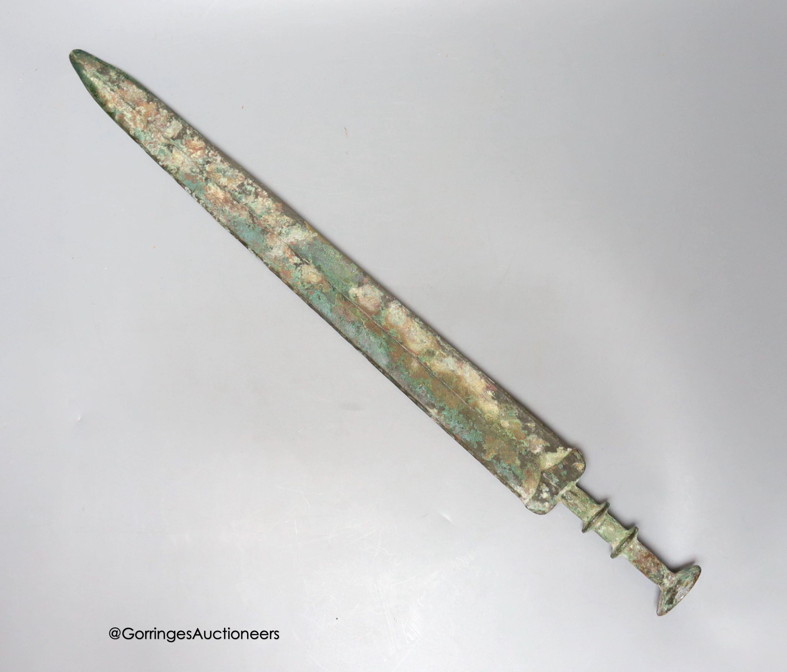 A Chinese bronze dagger/sword                                                                                                                                                                                               