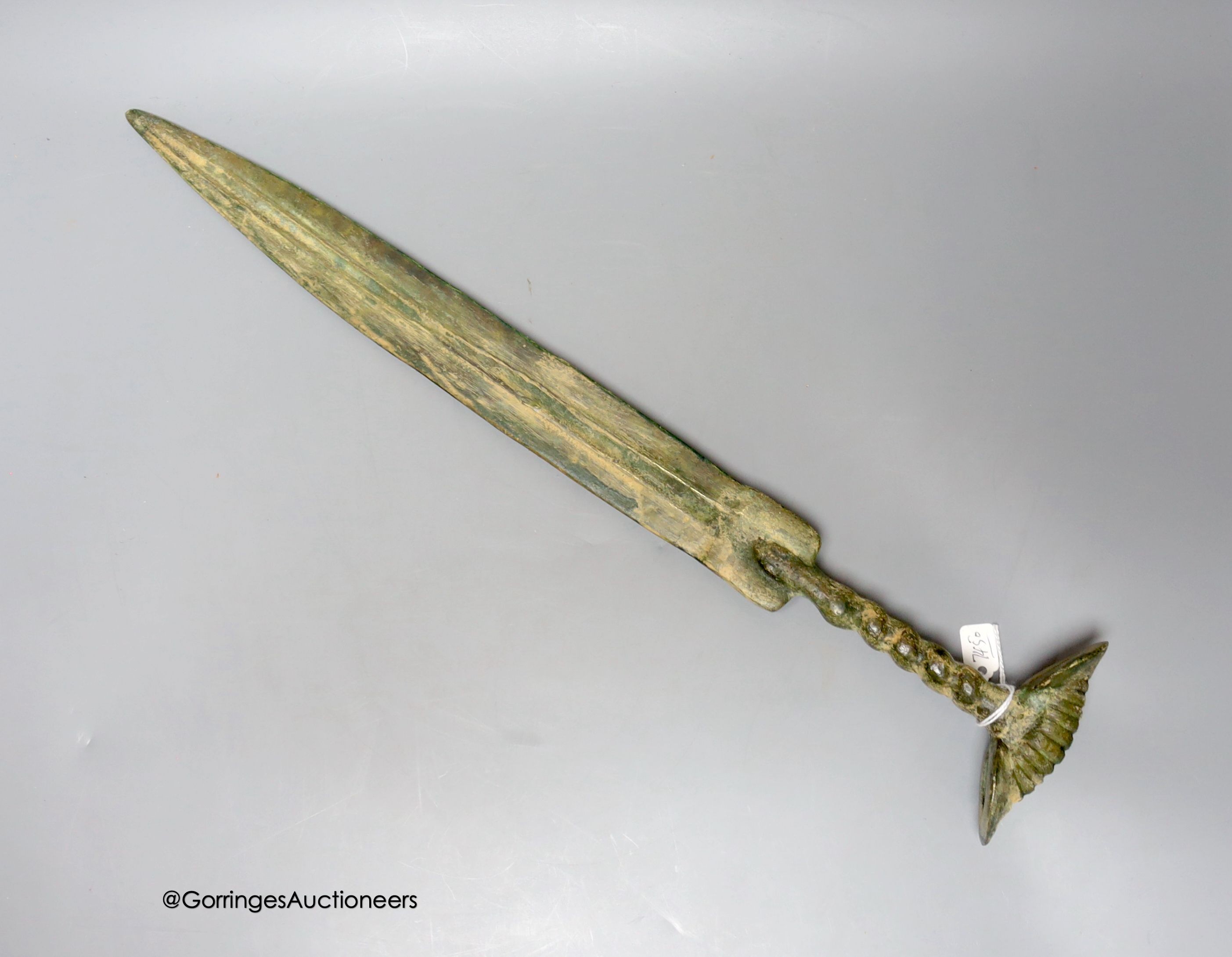 A bronze dagger/ sword                                                                                                                                                                                                      