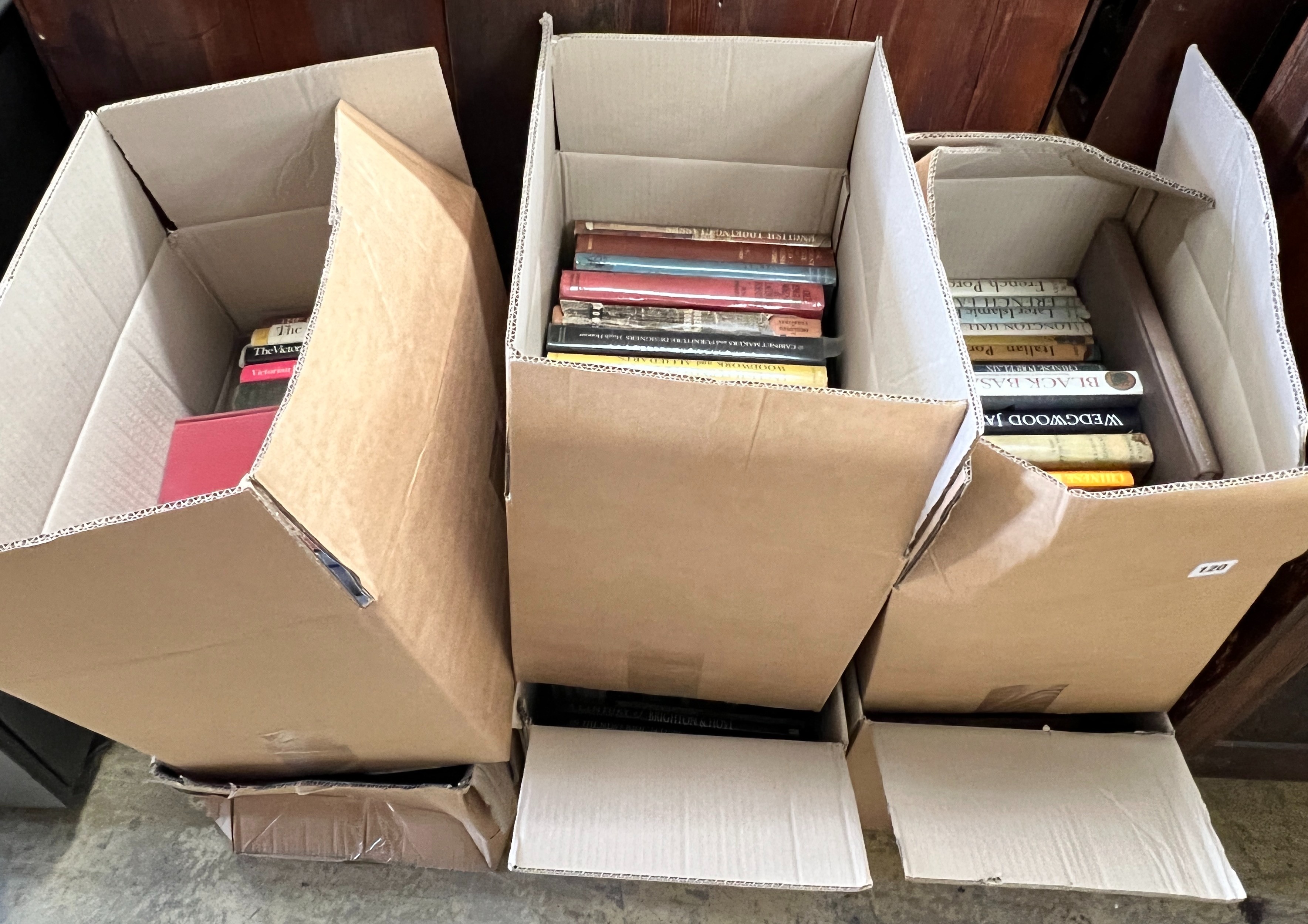 Six boxes of assorted books, mainly fine art reference                                                                                                                                                                      