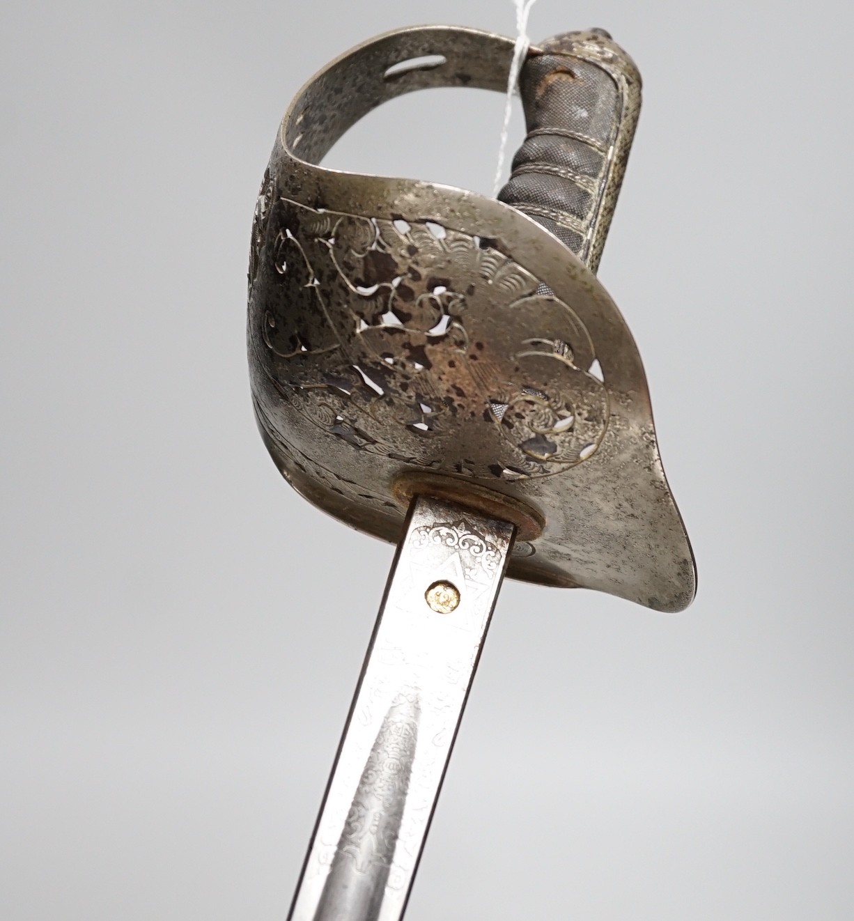 A Wilkinsons officers sword and scabbard                                                                                                                                                                                    