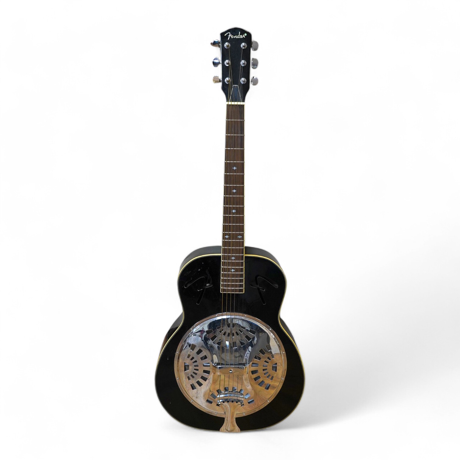 A Fender Resonator acoustic guitar. Condition - good.                                                                                                                                                                       