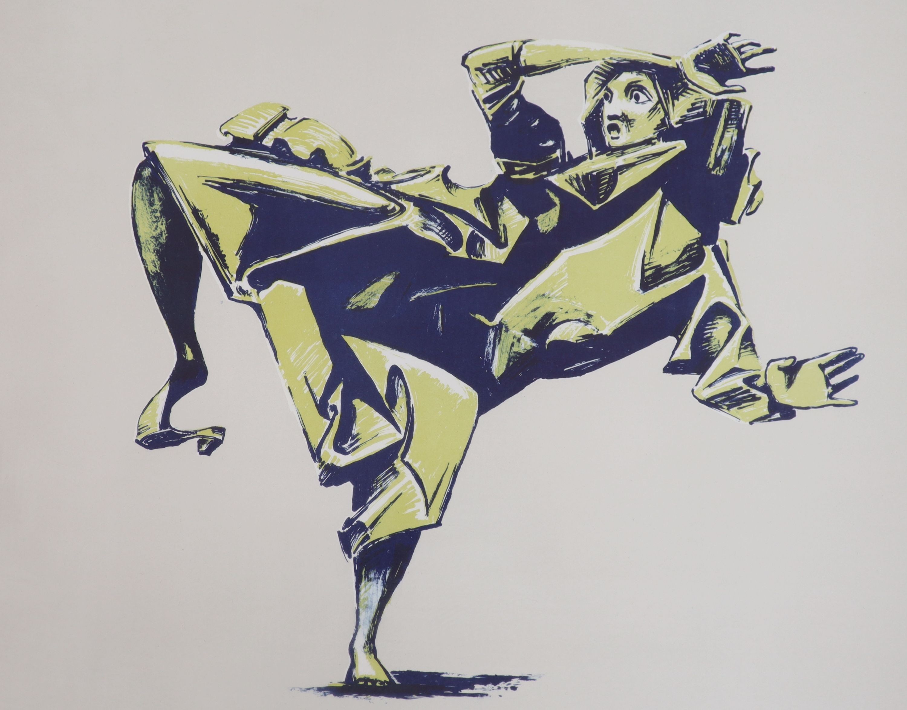 F. McWilliam, limited edition print, Martial Artist, signed in pencil, 45/90, overall 56 x 76cm                                                                                                                             