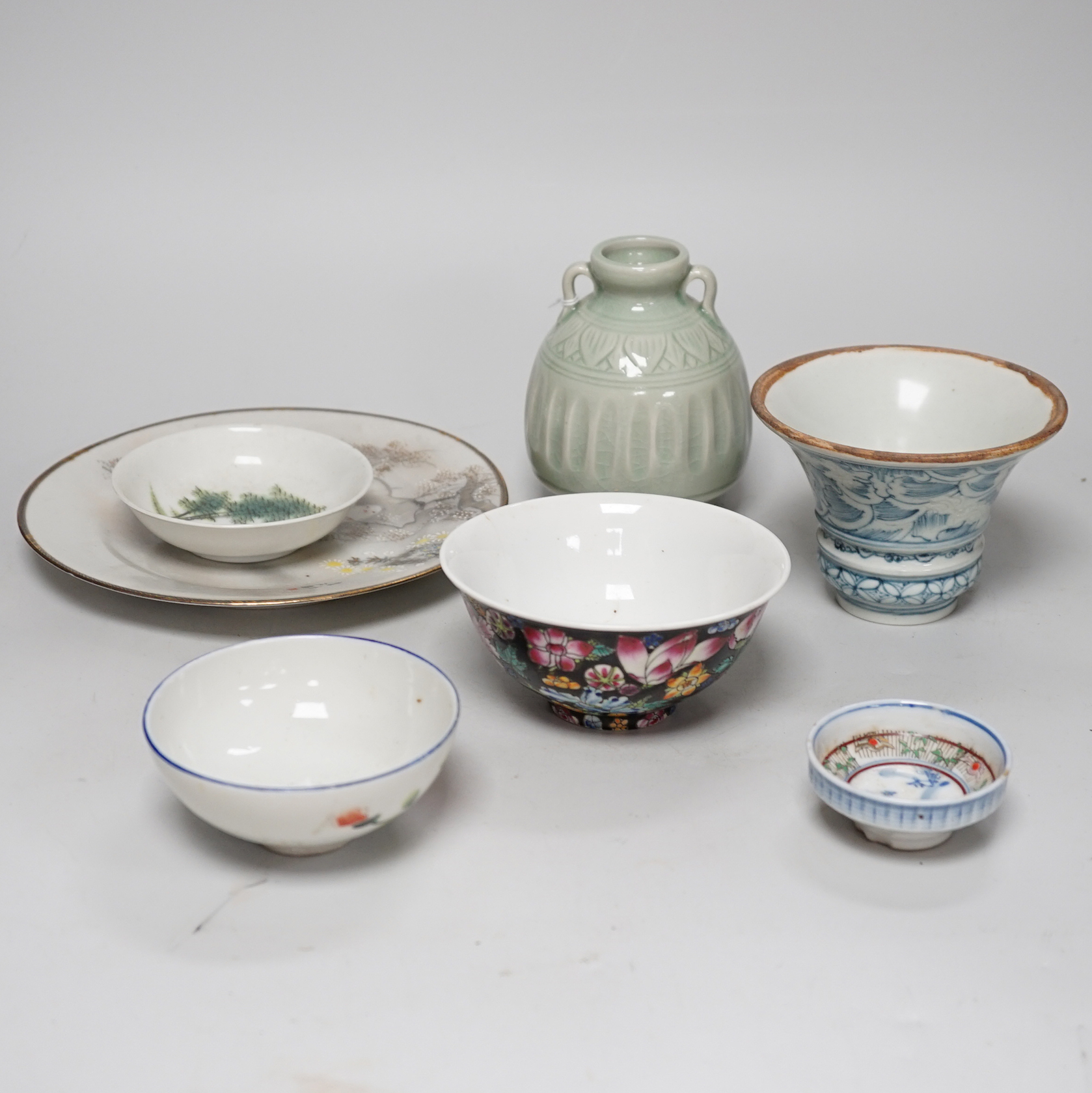 A group of various Chinese ceramics                                                                                                                                                                                         