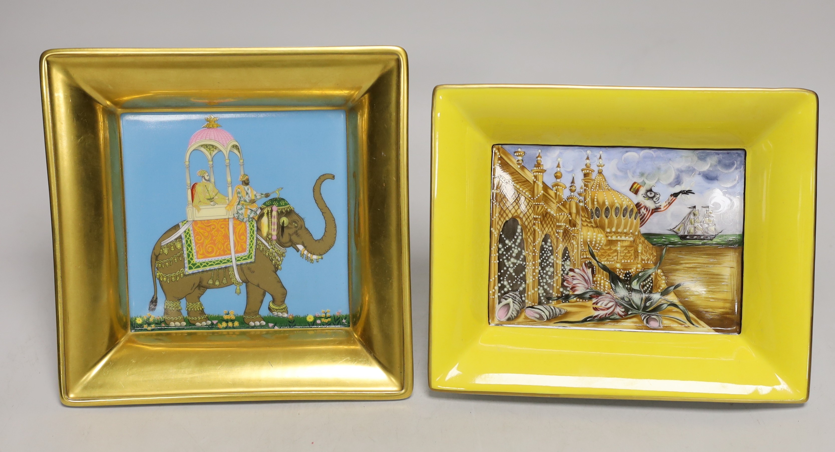An Asprey bonbon dish and another                                                                                                                                                                                           