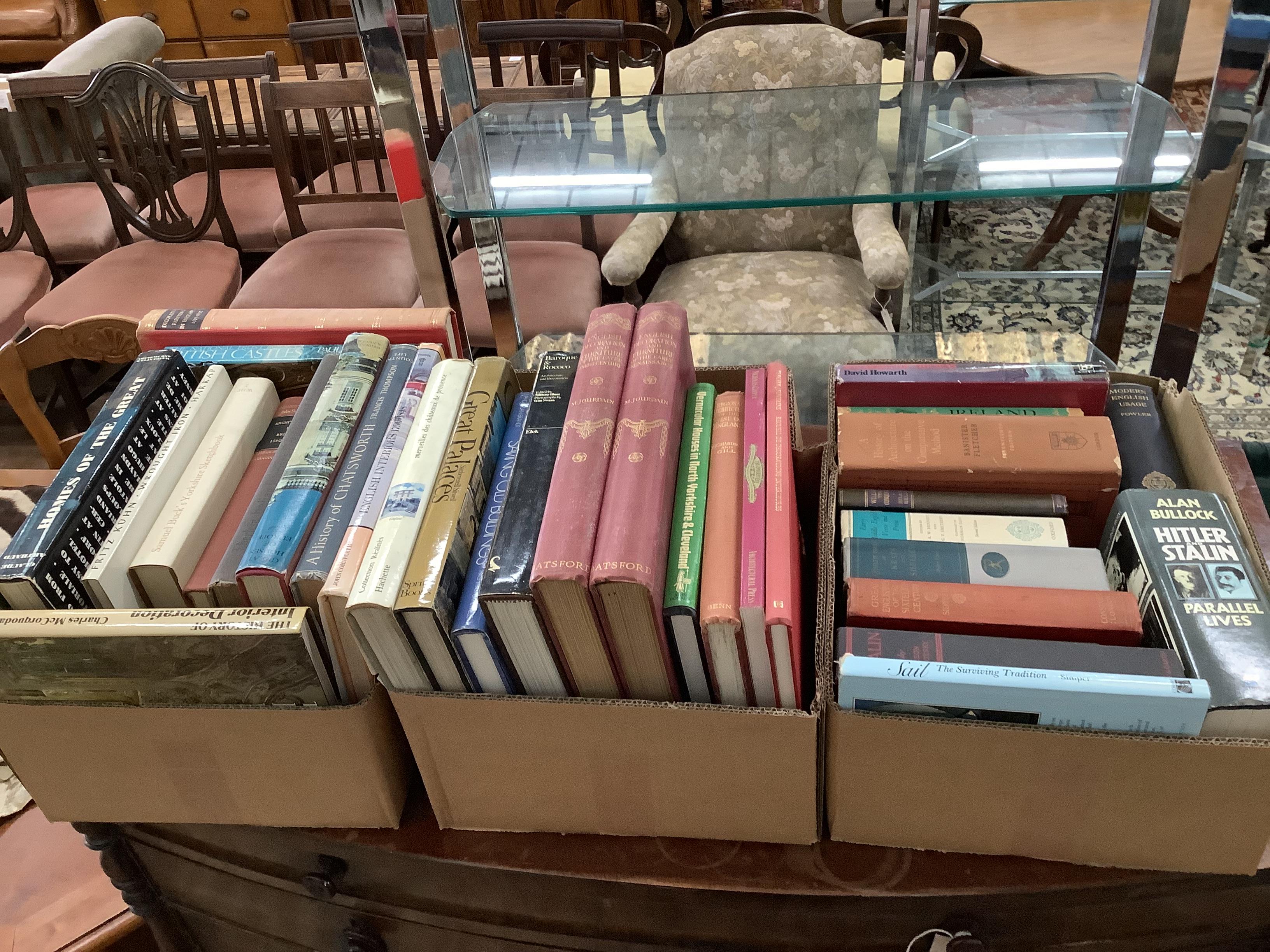 A quantity of assorted books, mainly architecture                                                                                                                                                                           
