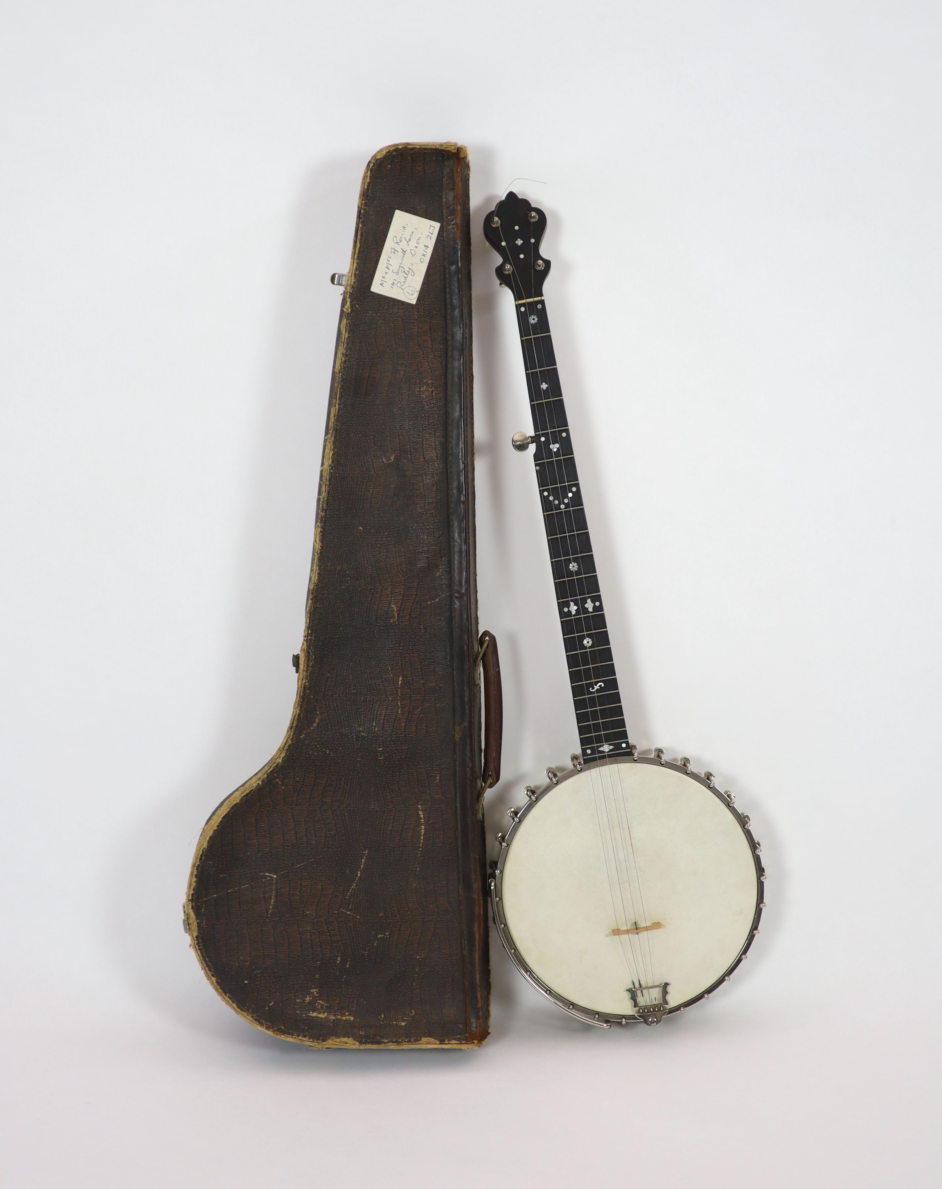 A Windsor Premier banjo model 3, length 91.5cm                                                                                                                                                                              