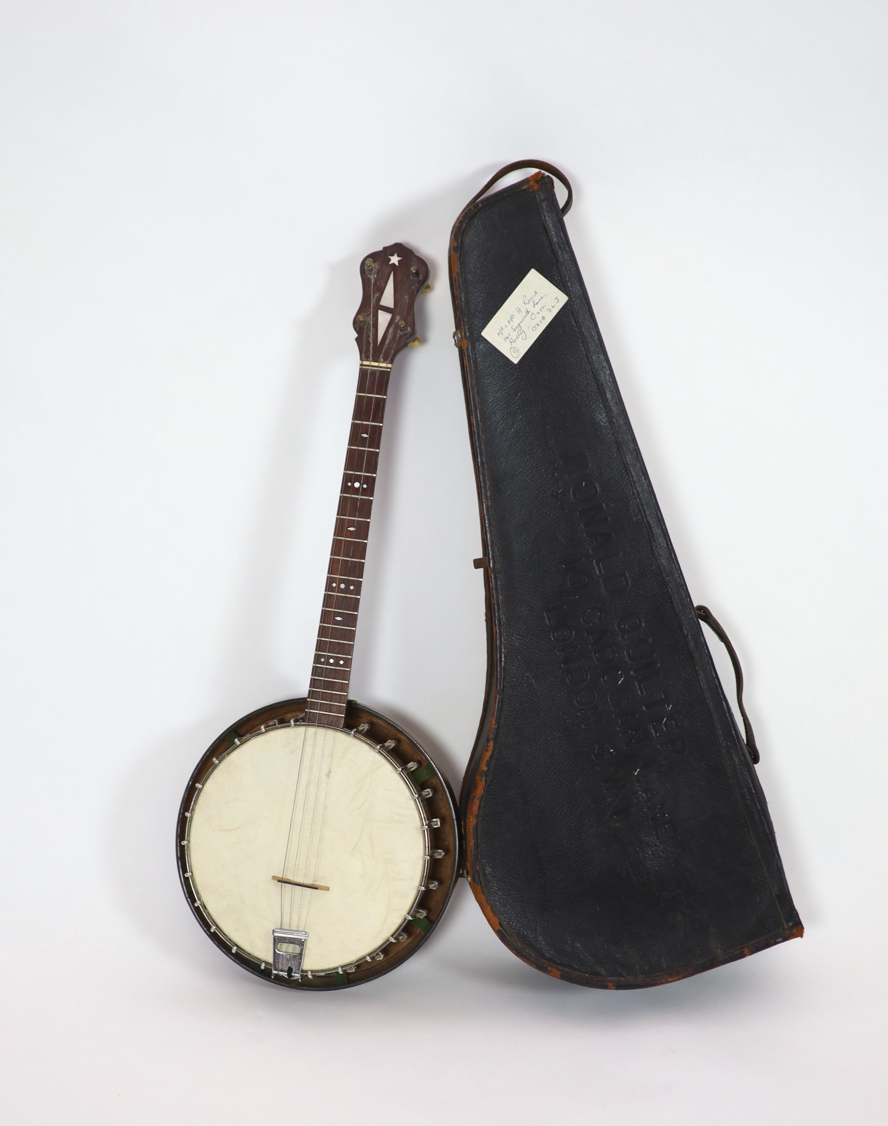 A Vega banjo, length 81cm                                                                                                                                                                                                   