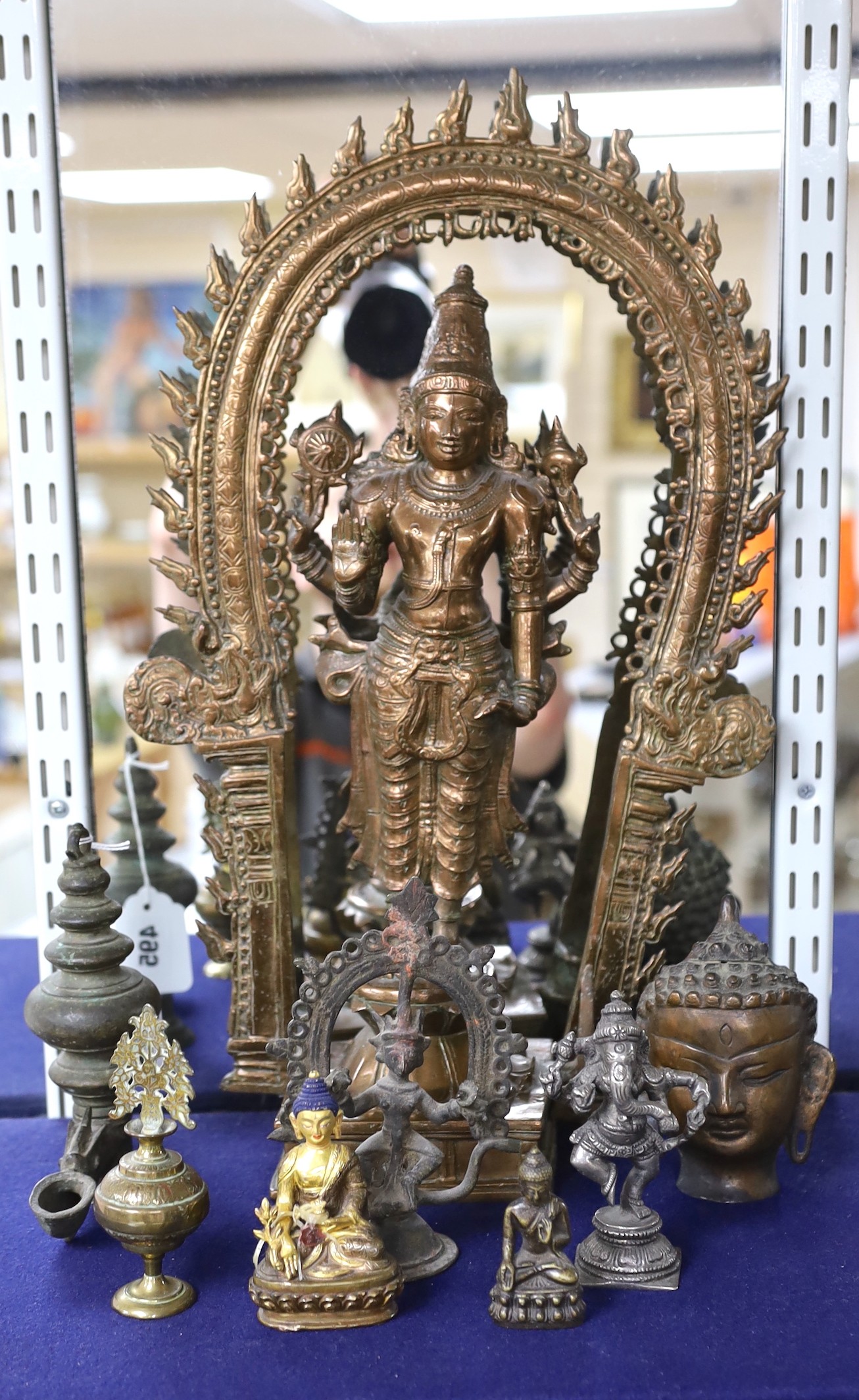 A collection of Tibetan Buddha's, deities etc                                                                                                                                                                               