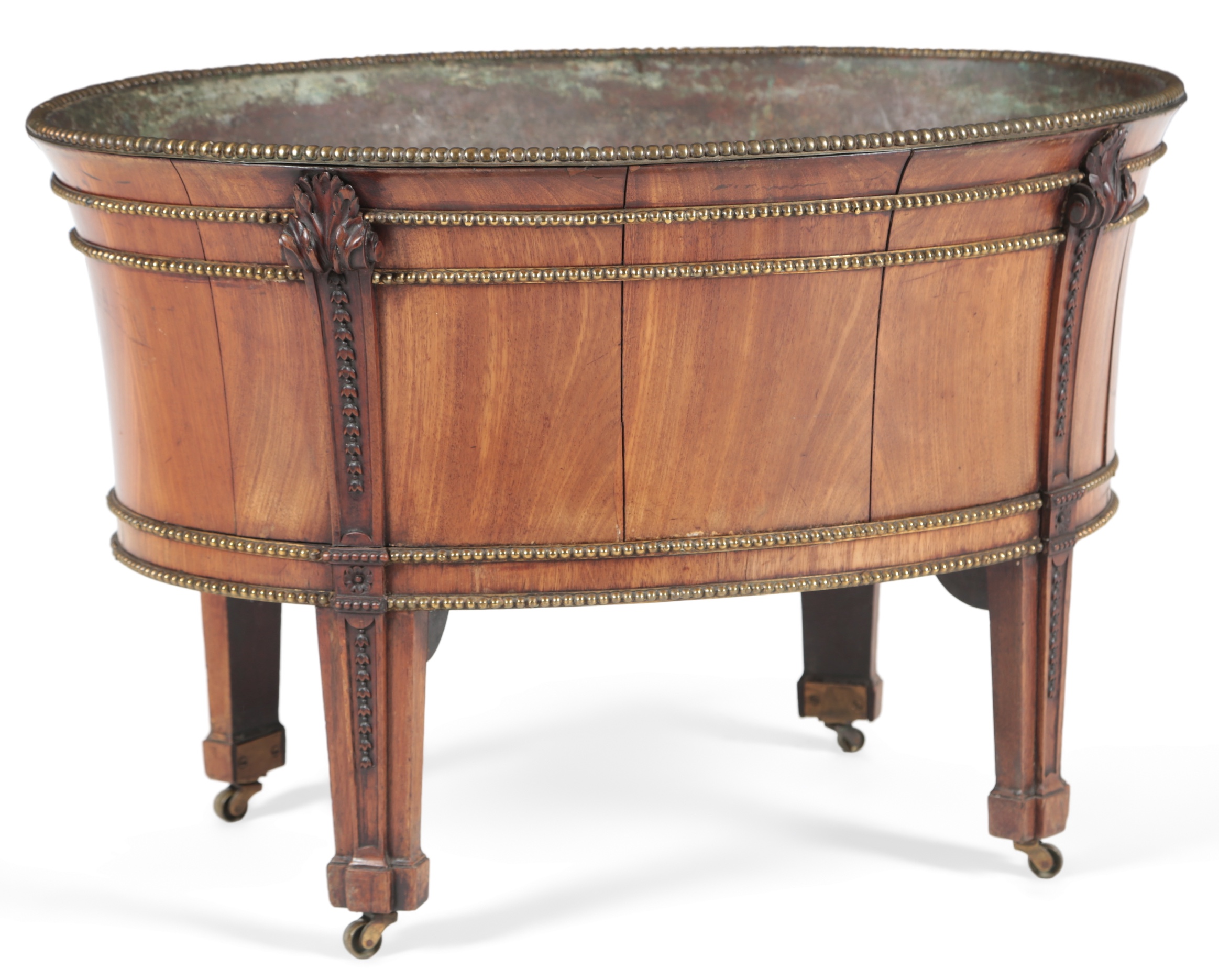 George III mahogany wine cistern in the manner of Ince & Mayhew